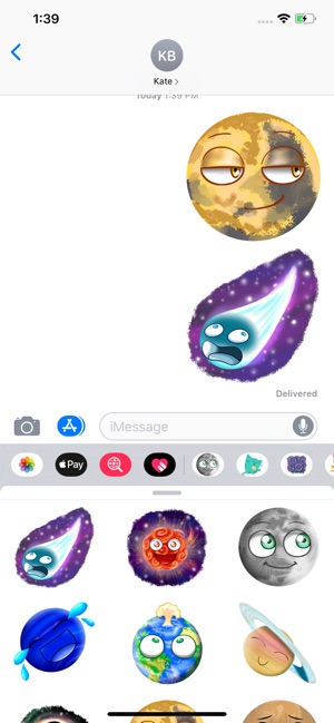 Cosmic Emoji Sticker Pack(圖2)-速報App