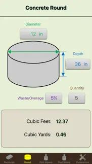 concrete calculator elite iphone screenshot 2