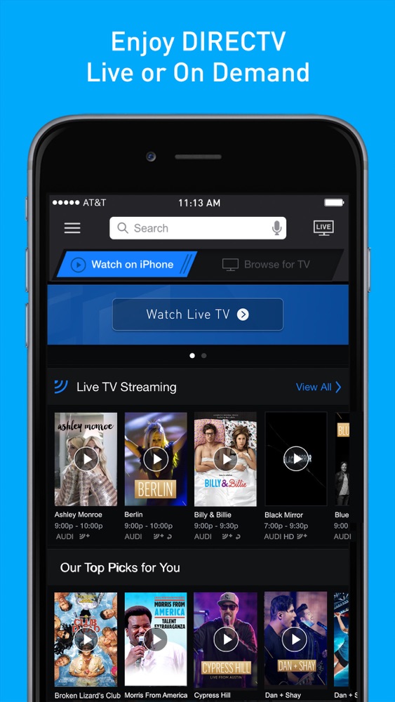 DIRECTV App for iPhone - Free Download DIRECTV for iPhone at AppPure
