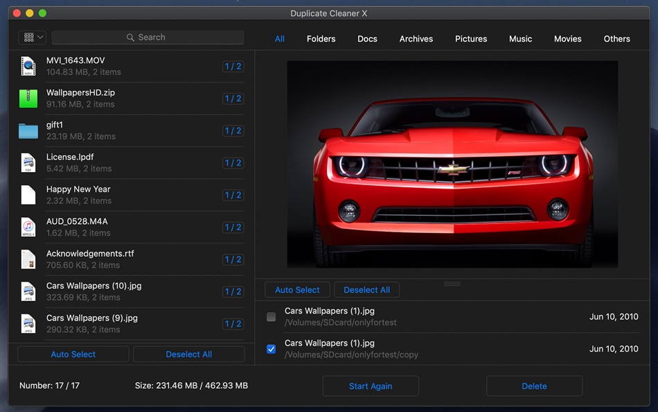 #2. Duplicate Cleaner X (macOS) Von: 波 宋