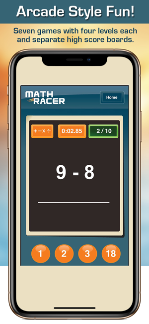 ‎Math Racer Deluxe Screenshot