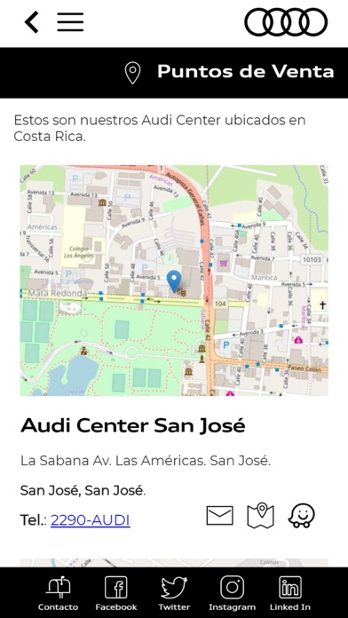 Audi Costa Rica Motortec Screenshot
