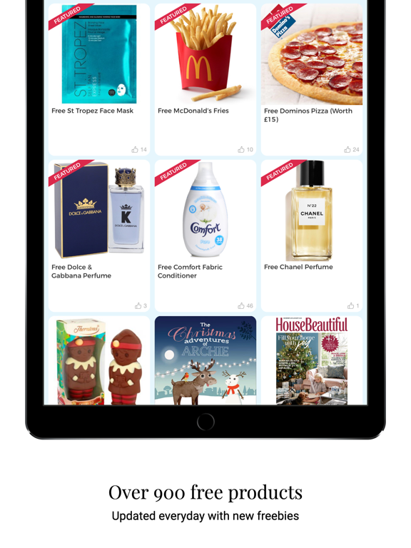 Latest Free Stuff iPad screenshot 1