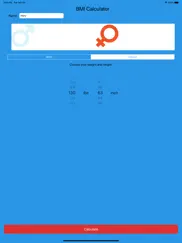bmi calculator pro. ipad bildschirmfoto 1