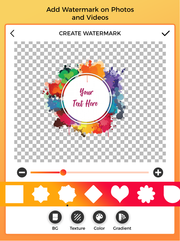 Add Watermark on Photo - Video iPad screenshot 4 - Productivity app