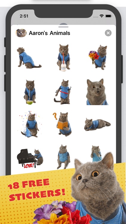 Aaron's Animals Stickers