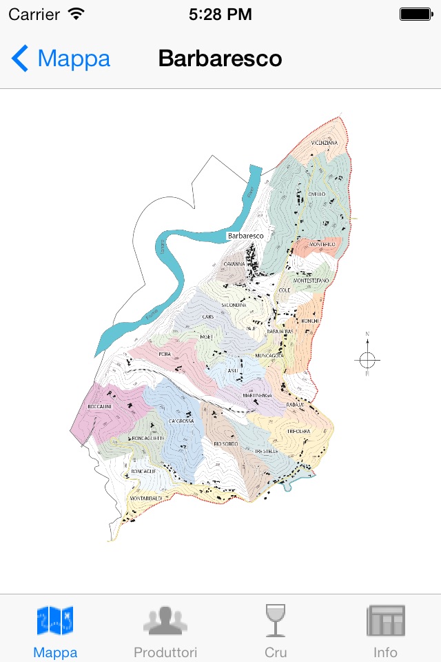 Enogea Barbaresco docg Map screenshot 2