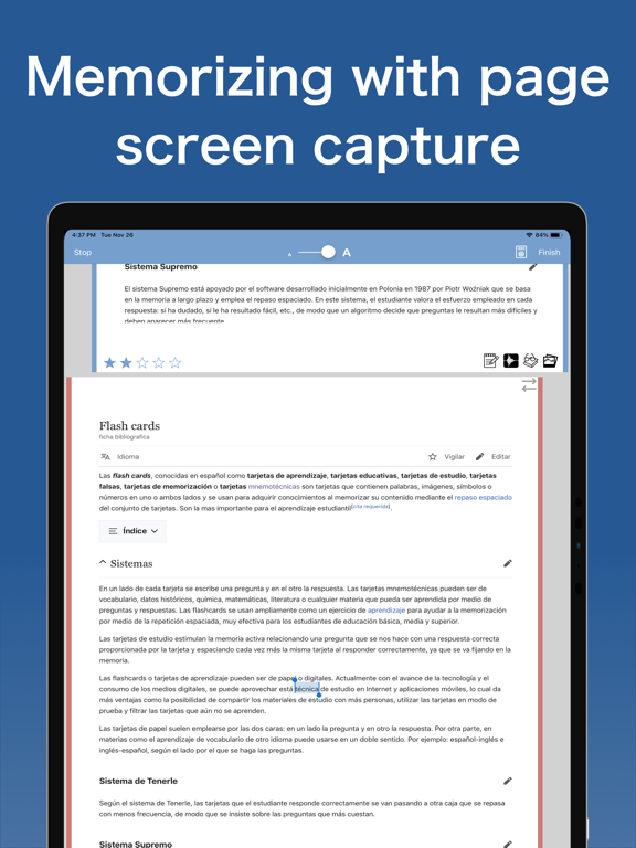 Screenshot #6 pour Vocabulary builder browser