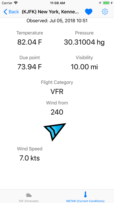 AtmoShot Aviation Weather Screenshot