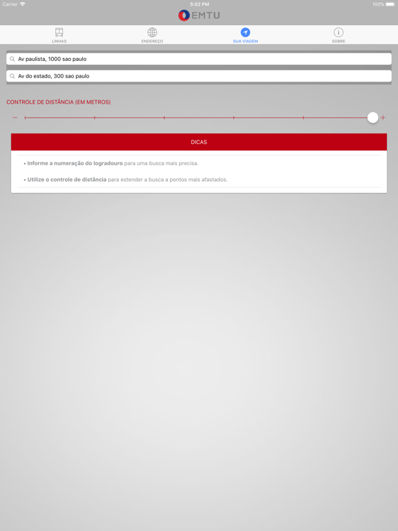 EMTU Oficial iPad screenshot 4