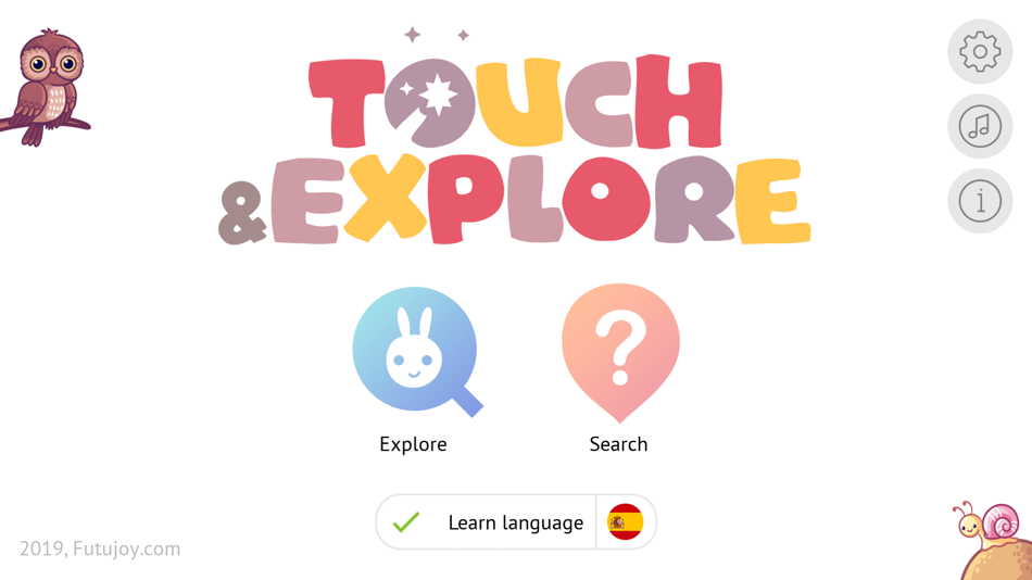 #4. Touch & Explore (iOS) Podle: Futujoy