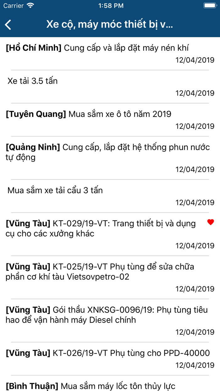 Bid Newsletters - Tra cứu thầu