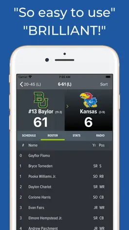Game screenshot Kansas Football Schedules hack