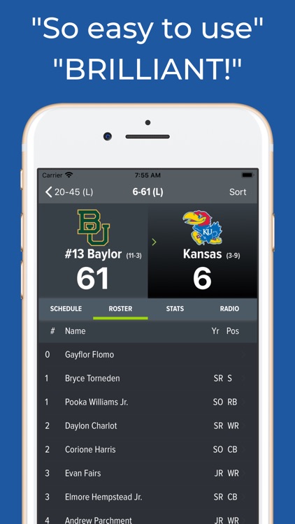 Kansas Football Schedules