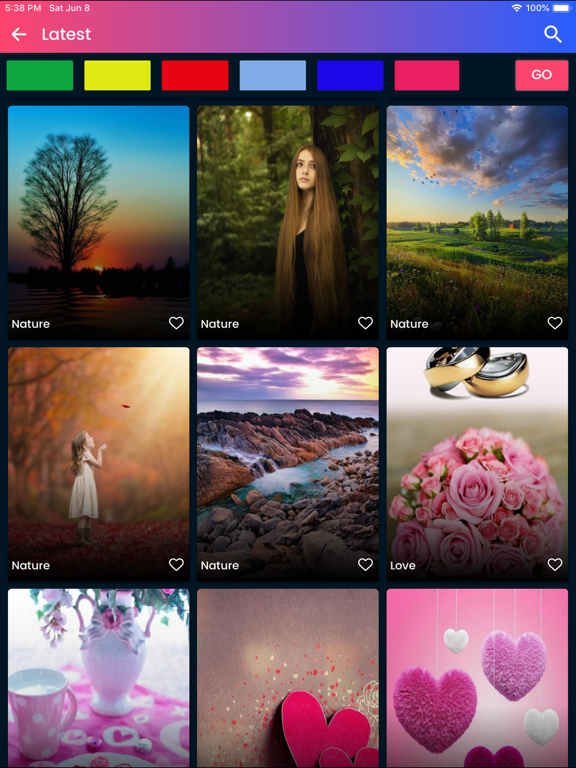 MY HDWallpaper iPad screenshot 4 - Photo & Video app