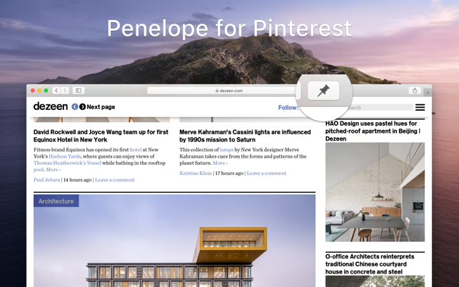Penelope for Pinterest