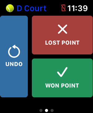 ‎Easy Tennis Score Keeper Screenshot