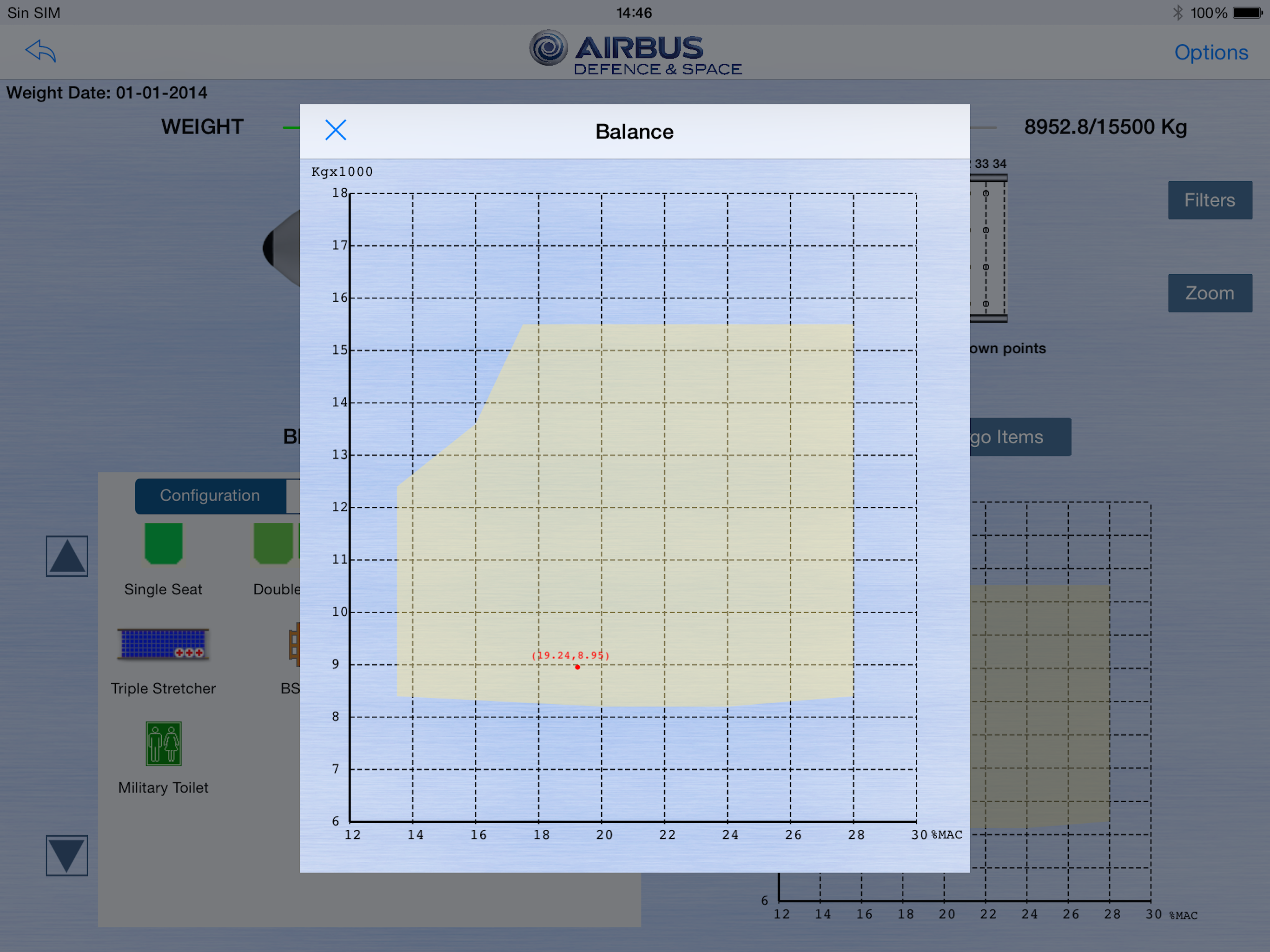 Airbus DS Weight & Balance screenshot 5