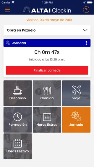 ALTAI ClockIn screenshot 2