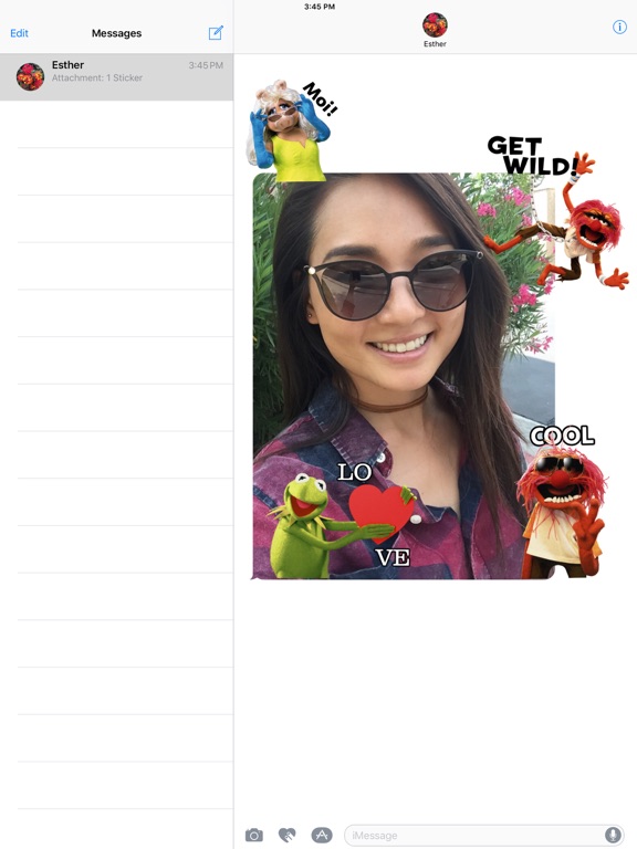 Disney Stickers: Muppets iPad screenshot 4 - Stickers app