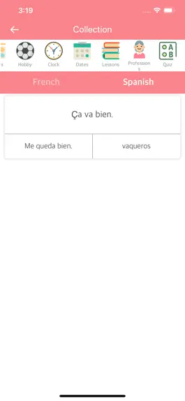 Game screenshot French Spanish Dictionary apk
