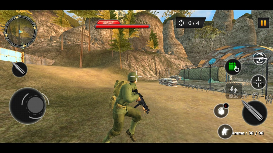 #3. Last Commando TPS Shooting (iOS) Bởi: The Game Storm Studios (Pvt) Ltd