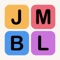 Jumbl is an addictive word puzzle game