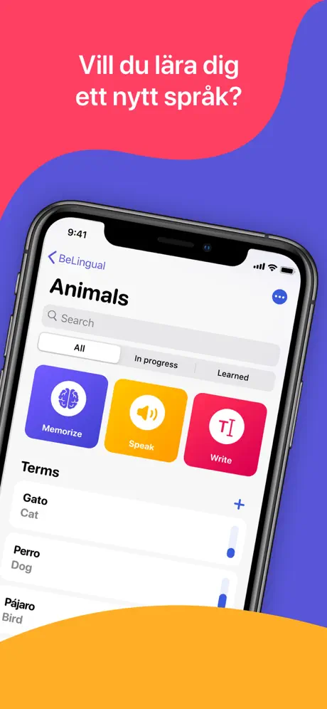 BeLingual - Lär dig språk