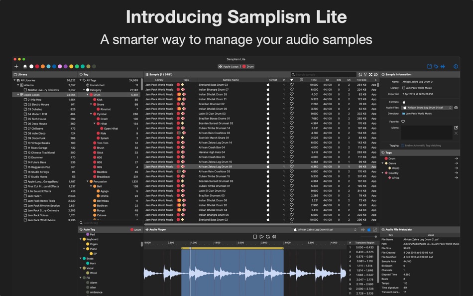 #1. Samplism Lite (macOS) Göre: Young Ho Lee