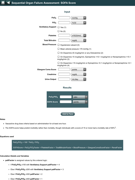 Screenshot #5 pour EBMcalc Complete