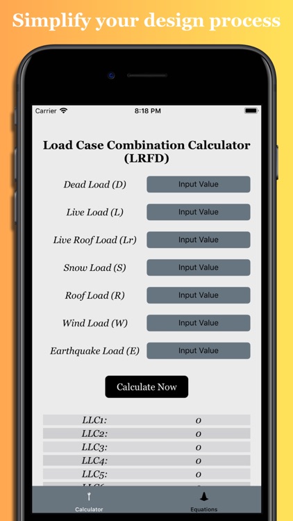 Load Case Combo Calculator