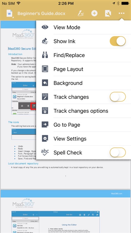 MaaS360 Secure Editor screenshot-3