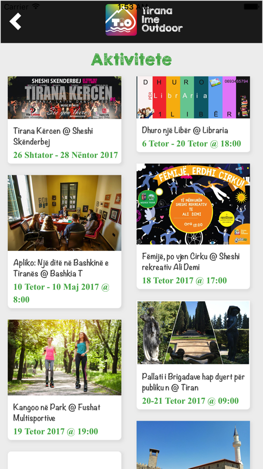 #2. Tirana Ime Outdoor (iOS) 由: AGJENSIA E PARQEVE DHE REKREACIONIT