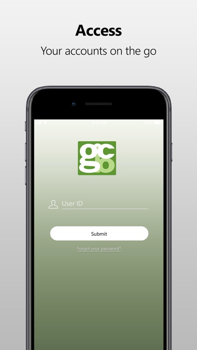 GCB Mobile Bank Screenshot