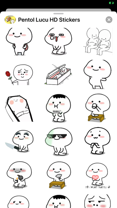 Screenshot #2 pour Top Pentol Lucu Stickers HD