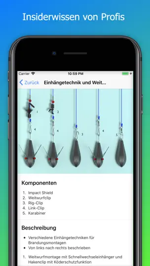 Screenshot von MyRigs - Montagen Für Angler auf dem iPhone 6