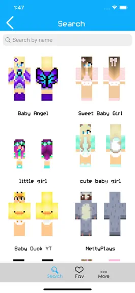 Game screenshot Baby Skins for Minecraft PE hack