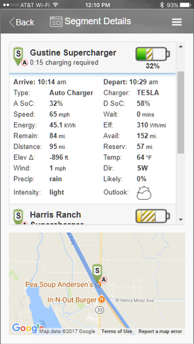 EV Trip Optimizer for Tesla Screenshot