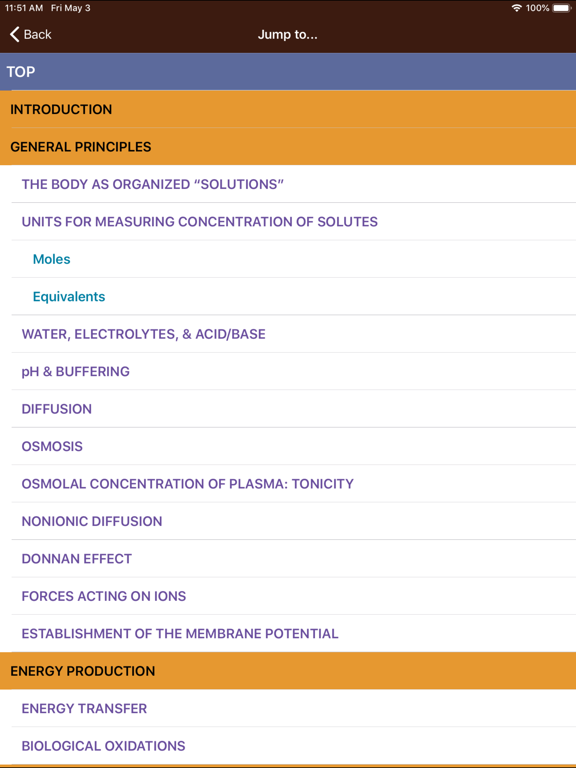 Ganong's Review Physiology 26E iPad screenshot