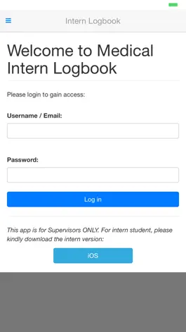 Game screenshot Med. Intern Logbook-Supervisor mod apk