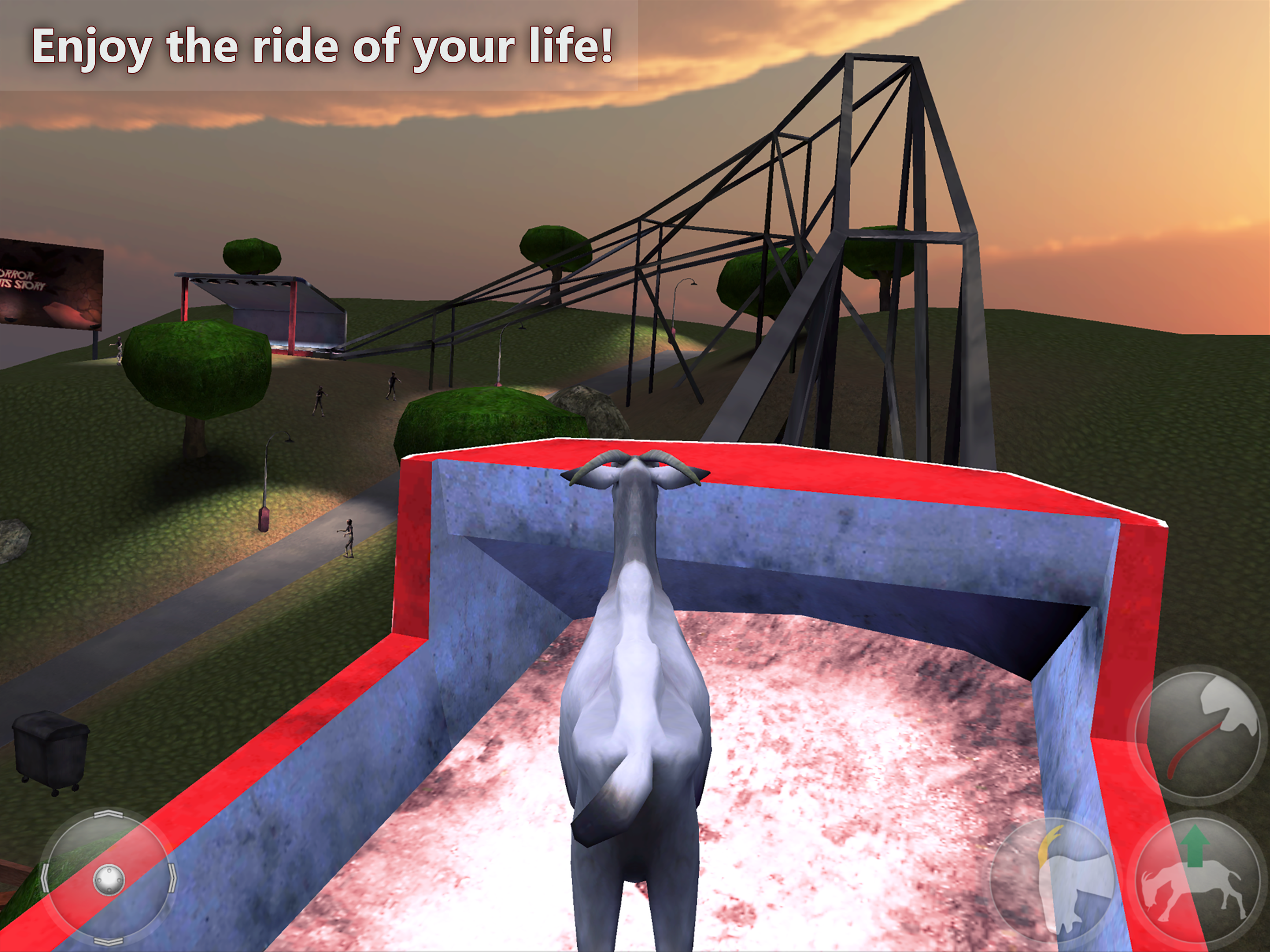 Goat vs Zombie: Best Simulator
