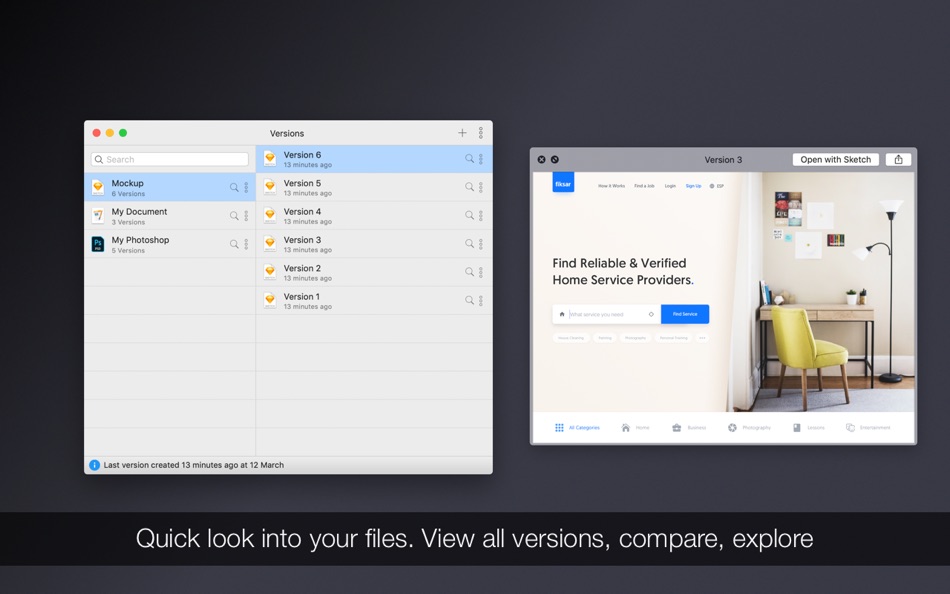 #3. Versions • Versioning Control (macOS) 由: Denk Alexandru