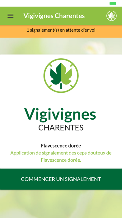 Screenshot #1 pour Vigivignes Charentes