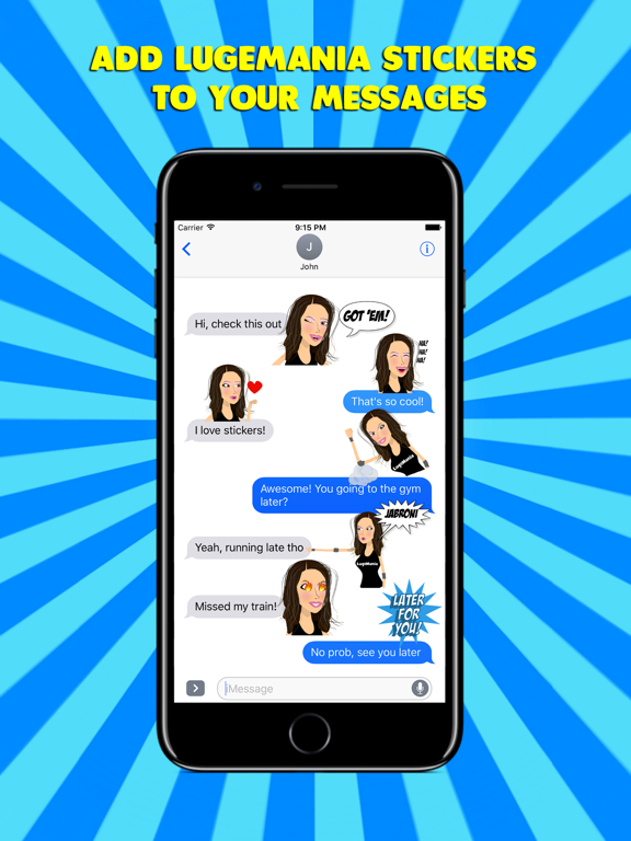 Screenshot #5 pour LugeMania Stickers