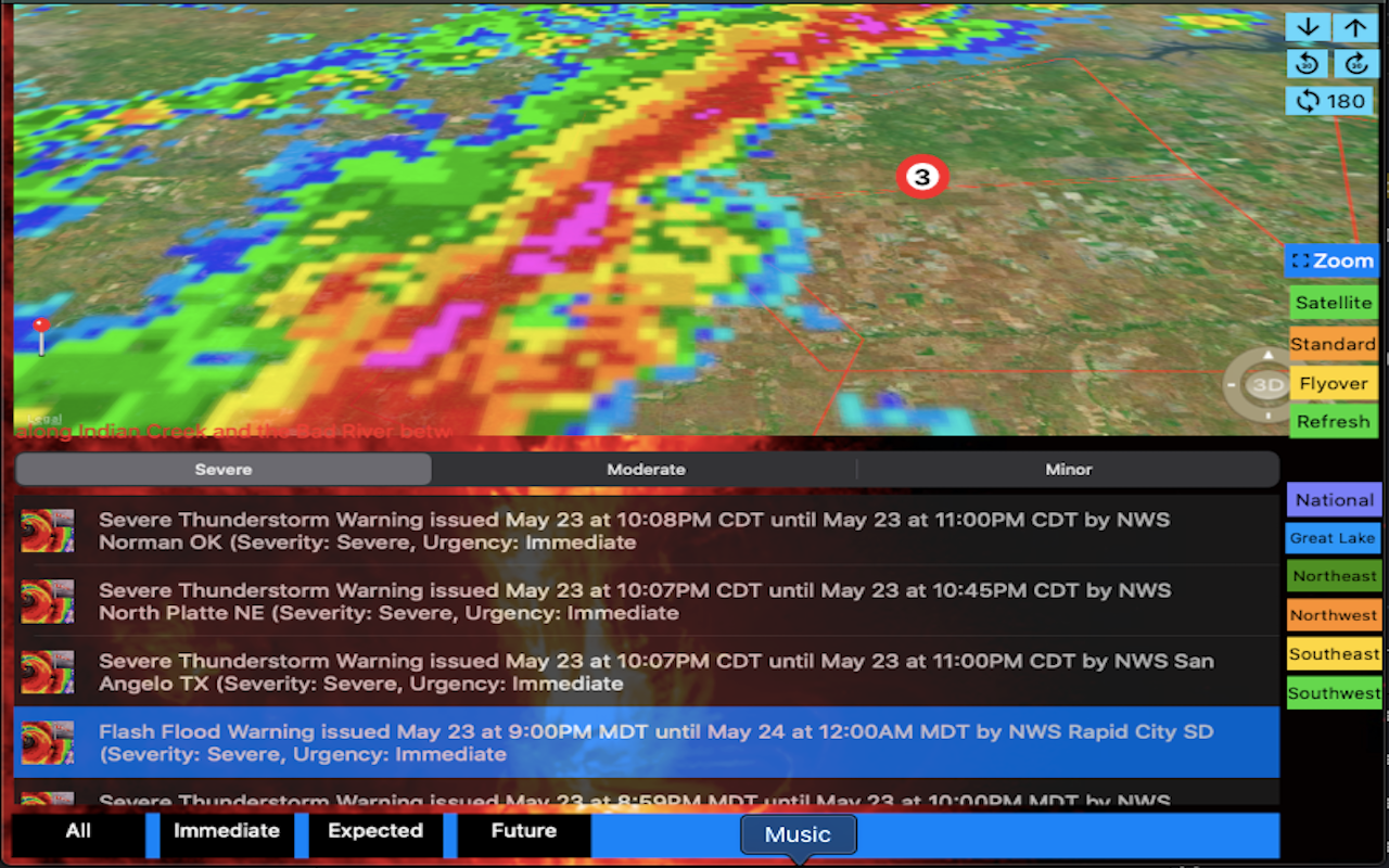 Instant NOAA Alerts 3D Elite screenshot 23
