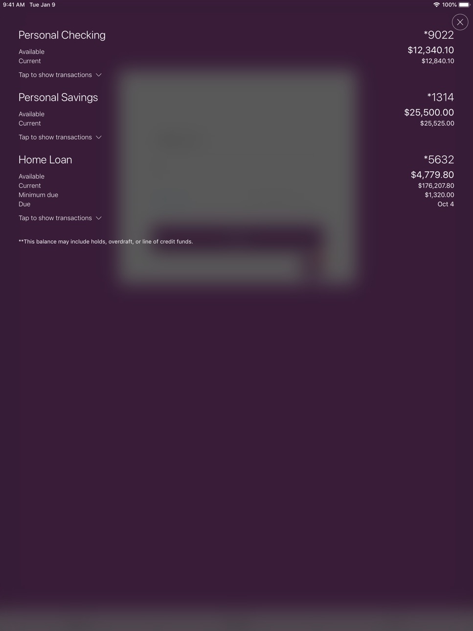 iPad screenshot
