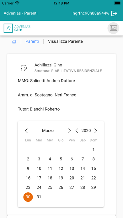 Advenias Care Portale Parenti screenshot 3