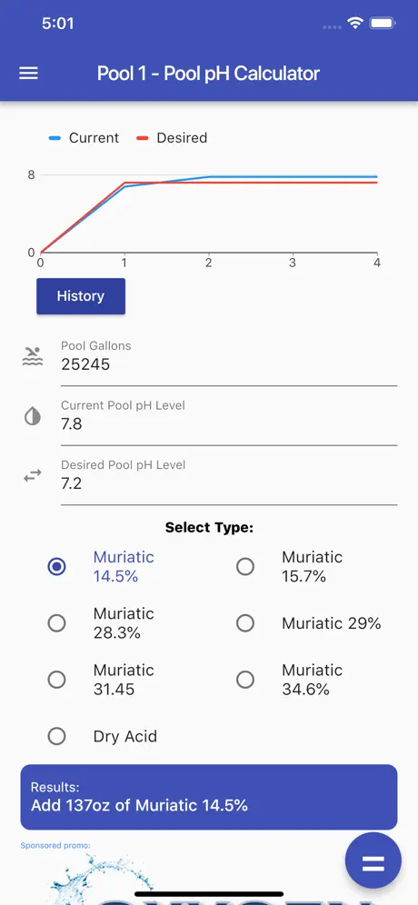 Pool Chem Calculator