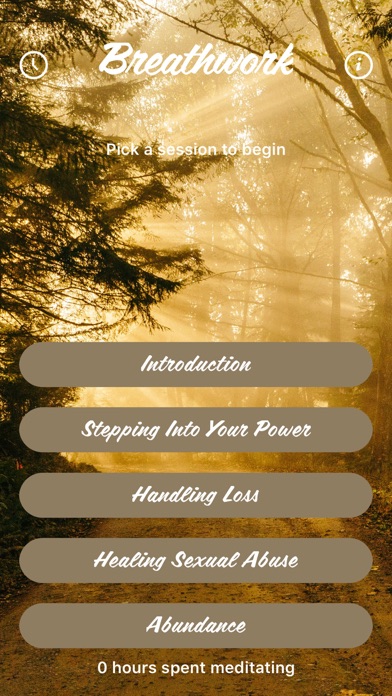 Healing Breathwork Meditation Screenshot
