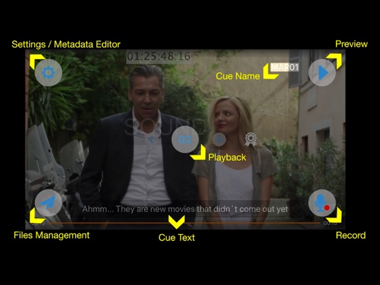 Actors Mobile ADR™ iPad screenshot 1 - Entertainment app